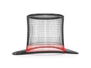 cartoon top hat 3D Model