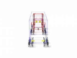 low poly cartoon truck toy 3D Model