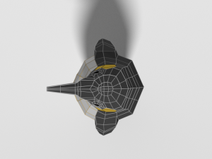 low poly cartoon penguin 3D 모델