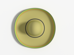 cartoon mexican sombrero hat 3Dモデル