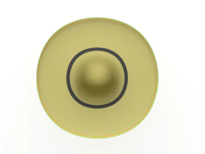 cartoon mexican sombrero hat 3D Model