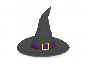 cartoon witch hat 3D Model