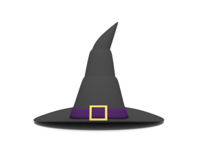 cartoon witch hat 3D-Modell