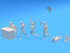 low poly kids collection vol 2 3D Модель