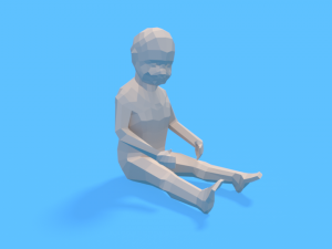 low poly kids collection vol 2 3D Model