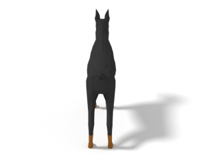 low poly cartoon dog pack collection 3D 모델