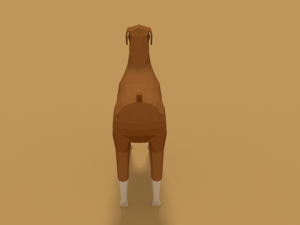 low poly cartoon dog pack collection 3D 모델