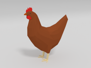 low poly domestic animals collection 3Dモデル