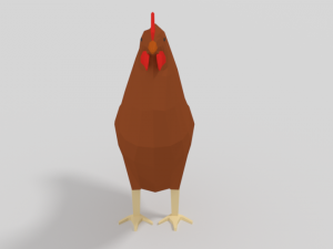 low poly domestic animals collection 3Dモデル