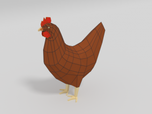 low poly domestic animals collection 3Dモデル