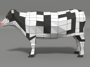 low poly domestic animals collection 3Dモデル