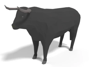low poly domestic animals collection 3D Model