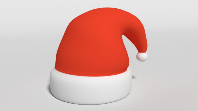 cartoon santa claus hat Modèle 3D .c4d .max .obj .3ds .fbx .stl .blend 