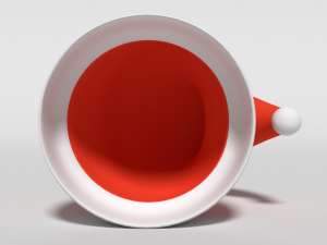 cartoon santa claus hat Modèle 3D