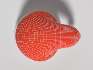 cartoon santa claus hat Modèle 3D