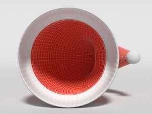 cartoon santa claus hat Modèle 3D