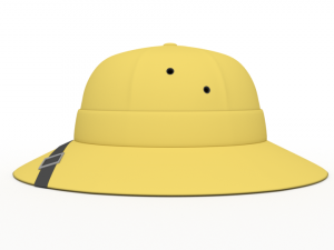 cartoon adventure safari hat 3D Модель