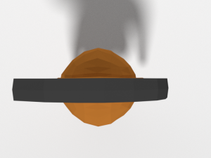 low poly ancient greek helmet 3D Model