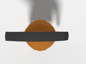 capacete grego antigo low poly Modelo 3D