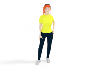 low poly people collection 3D Модель