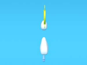 low poly cartoon weather symbols 3D Model