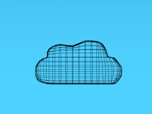 low poly cartoon weather symbols 3D Model