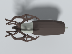 low poly cartoon reindeer Modelo 3D