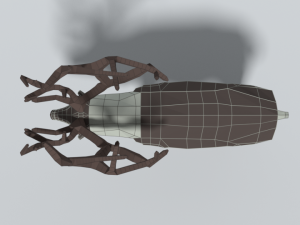 low poly cartoon reindeer Modelo 3D
