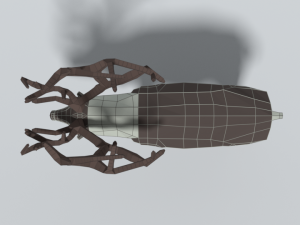 low poly cartoon reindeer Modelo 3D