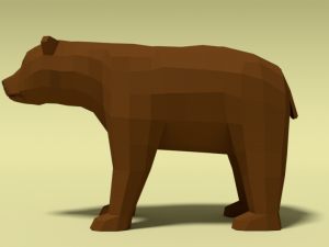low poly forest animals pack 3Dモデル