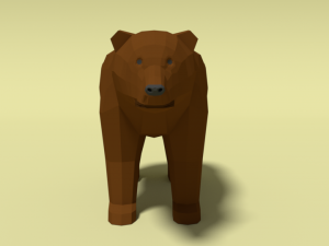 low poly forest animals pack 3Dモデル