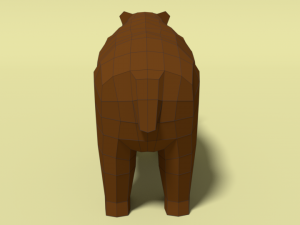 low poly forest animals pack 3Dモデル