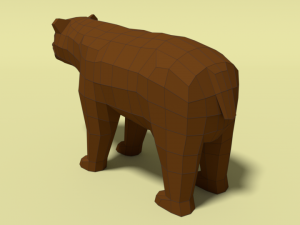 low poly forest animals pack 3Dモデル