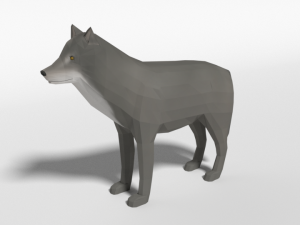 low poly forest animals pack 3Dモデル