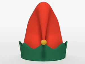 cartoon elf hat 3D Model