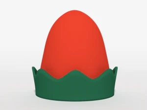 cartoon elf hat 3D Model