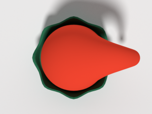 cartoon elf hat Modello 3D