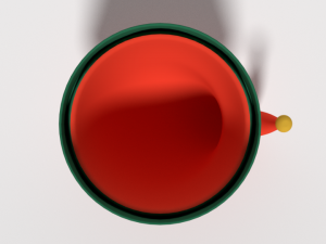 cartoon elf hat Modello 3D