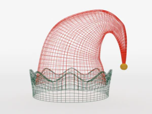 cartoon elf hat 3D Model