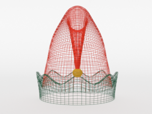 cartoon elf hat Modello 3D