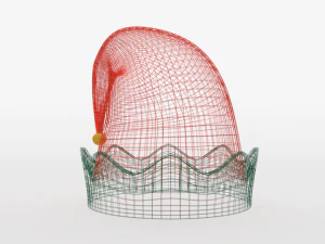 cartoon elf hat 3D Model