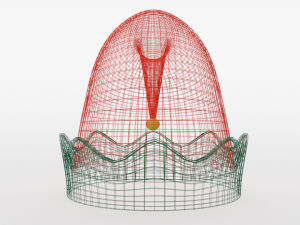 cartoon elf hat Modello 3D