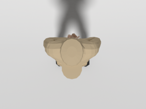 low poly cartoon soldier 3D Модель