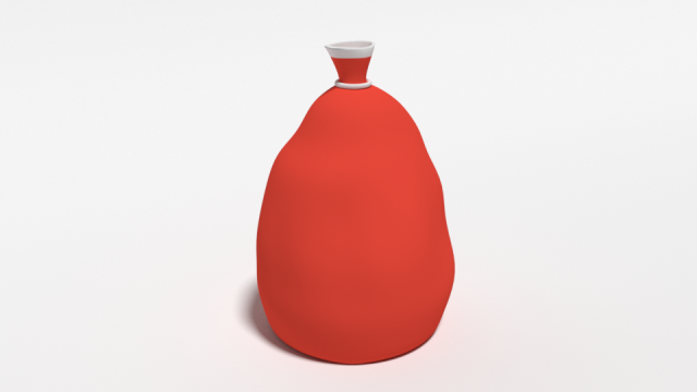 cartoon santa claus bag Model 3D .c4d .max .obj .3ds .fbx .stl .blend 