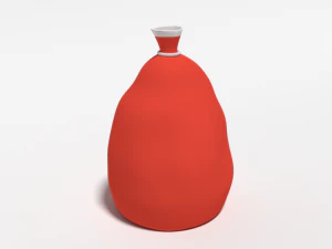 만화 산타클로스 가방 3D 모델