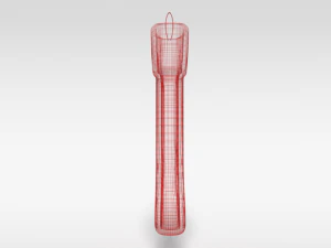 cartoon christmas stocking 3D Model