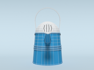 low poly cartoon watering can 3D Model