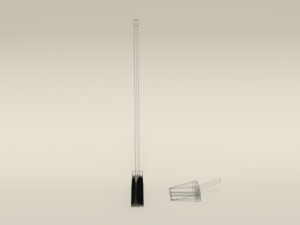 low poly cartoon broom and dustpan Modello 3D