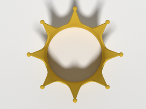 cartoon crown 3D Модель