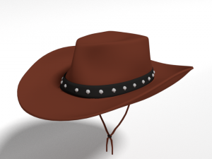 cartoon cowboy hat 3D-Modell